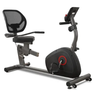 Recumbent Bike Sturdy Quiet 8 Levels Heart Rate Handle