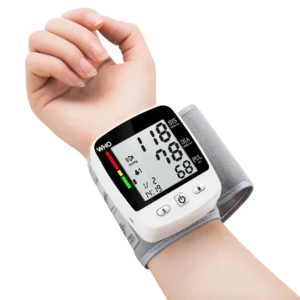 Blood Pressure Monitor Wrist LCD, Memory Rechargeable