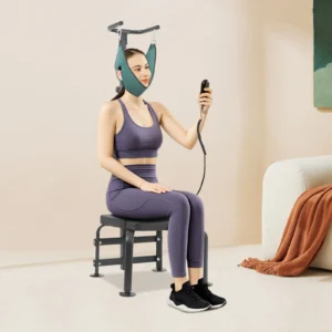 Electric Cervical Traction Device, Remote Control 6000N 20cm Lifting