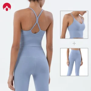 Women's Gym Set: Sports Bra & High Waist Leggings,
