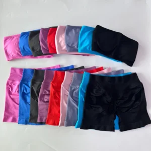 Women 2 Pieces Yoga Set Backless Sports Bra
